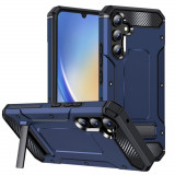 Cumpara ieftin Husa telefon Samsung Galaxy A34 5G - Techsuit Hybrid Armor Kickstand - Blue