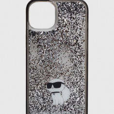 Karl Lagerfeld Husă pentru telefon iPhone 15 Plus 6.7 culoarea transparent