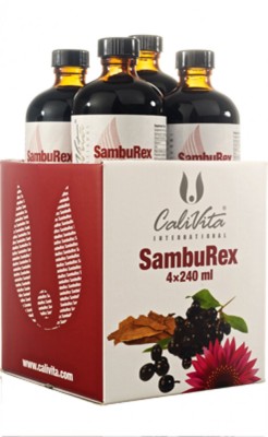 Pachet Samburex 3+1 Gratuit Supliment Alimentar pentru Imunitate (4 x 240 ml) - Calivita foto