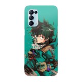 Husa compatibila cu Oppo A73 model Izuku Midoriya My Hero Academia, Silicon, TPU, Viceversa, Transparent, Carcasa