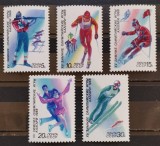 BC702, Rusia 1988, lot sport, 2 colite+2 serii, J.O.Seul si Calgary (4 poze)