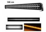 Ledbar Auto 106cm cu DRL OSRAM Alb/Galben, 126-180W, 11340-16200LM, 10-30V, IP67, Aluminiu, Offroad 4x4, Jeep, ATV, UTV, SUV, Camion