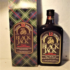 RARE WHISKY BLACK JACK, 12 YO, CL 75 GR, 40, ANI 60/70 IMP. FABBRI ITALY