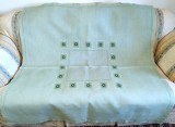 Fata de masa Vintage din In taranesc cu broderie manuala - Vernil