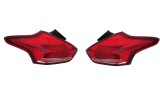 Set stopuri tuning FORD FOCUS III, 10.2014-08.2018, partea stanga+dreapta, Taiwan, indicator dinamic; cu Lampa pozitie parcare fibra optica; LED; ros