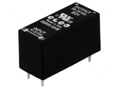 Releu semiconductor SPST-NO 10-32VDC 5A 0-35VDC SSR20-524B foto