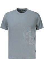 Napapijri Tricou barbati, cu imprimeu grafic, Regular Fit, Gri inchis (Marime: foto