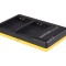 Incarcator Patona Dual Quick-Charger Slim micro-USB BLN-1 pentru Olympus OMD-EM5 PEN E-P5 -1946