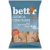 Crackers Quinoa Boia Bettr, Fara Gluten, Eco, 100g. Gustare Crocanta, Fara Conservanti, Ulei Cocos, Ingrediente Bio