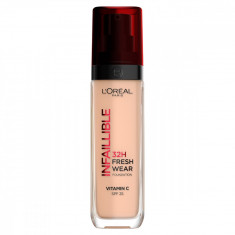 Fond de ten rezistent la transfer Infaillible 32H Fresh Wear 145 Rece, 30ml, L'Oreal Paris