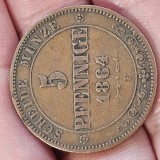 Germania 5 pfennige 1864 B
