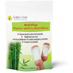 Plasturi pentru detoxifiere 10 bucati,Eden Line NutriFlux