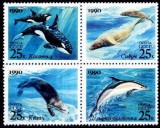 C995 - Rusia 1990 - Viata marina 4v..neuzat,perfecta stare