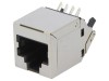 Soclu RJ45 Cat 6 Ecranat 8p8c THT &icirc;n Unghi, ENCITECH