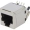 Soclu RJ45 Cat 6 Ecranat 8p8c THT &icirc;n Unghi