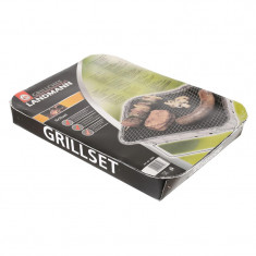 Gratar de unica folosinta Grill Chef, 29 x 22 cm, cuva aluminiu