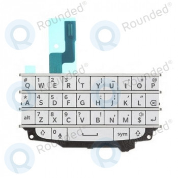 Tastatură Blackberry Q10 QWERTY engleză albă foto
