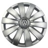 Capace Roti VW R16 (Set 4) Gri Negru ABS - Compatibil Universal 15/16 Inch, Cod 421
