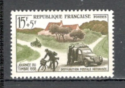 Franta.1958 Ziua marcii postale SF.306 foto