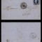France 1856 Postal History Rare Cover + content Beaucaire to Cette D.189
