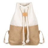Rucsac vintage pentru plaja,iuta,30x10x45 cm