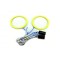 Cerc LED COB culoare Alba 60mm 12V