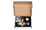 Reductor de presiune 1ENERGY 3/4, alama, cu filtru, reglabil 1.5-6 bar, pentru instalații apă, include reductii 1/2.