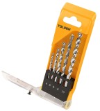 Set 5 Burghie Zidarie Tolsen, 4-10mm, Carbura, Profesionale, Cutie Plastic