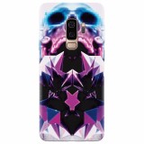 Husa silicon pentru Samsung S9 Plus, Abstract Framed Skull