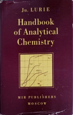 HANDBOOK OF ANALYTICAL CHEMISTRY-JU. LURIE-249603 foto