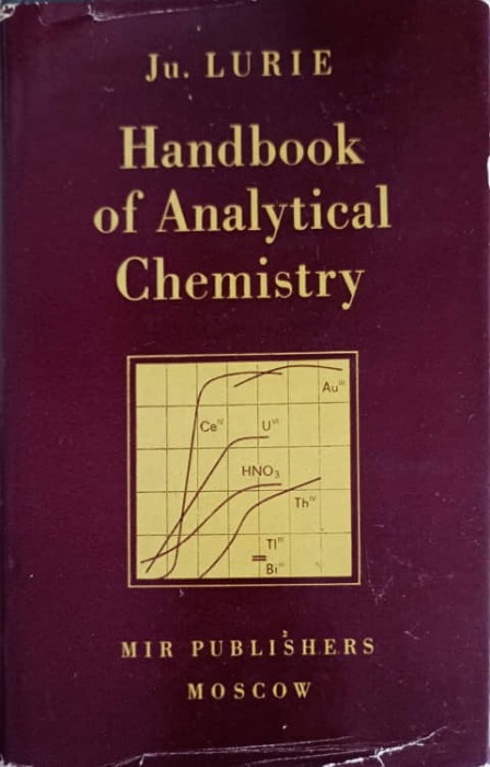 HANDBOOK OF ANALYTICAL CHEMISTRY-JU. LURIE-249603