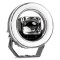 Proiector LED cu Angel Eye model AWL58, pozitie, semnalizare, faza lunga scurta, pentru Off-Road, ATV, SSV, putere 45W, 8000lm, tensiune 9-36V, dimens