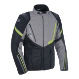MBS Geaca textila impermeabila Oxford Montreal 4.0, gri/negru/verde, S, Cod Produs: TM201105SOX