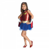 Costum Wonder Woman clasic pentru fete 104 cm 3-4 ani