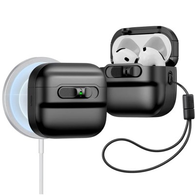 Husa Apple AirPods 4 ESR Pulse Magnetic HaloLock, negru foto