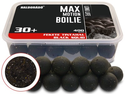 Haldorado - Boilies-uri Max Motion Boilie Long Life 30+, 400g, 30mm - Black squid foto
