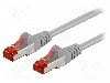 Cablu patch cord, Cat 6, lungime 0.5m, S/FTP, Goobay - 93568