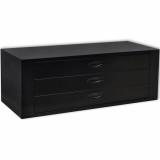 Cumpara ieftin Scrin metalic cu 3 sertare pentru unelte, negru