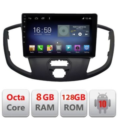 Navigatie Ford Transit V363 2015-2021 Android radio gps internet Octa Core 8+128 LTE Kit-custom+EDT-E609 CarStore Technology foto