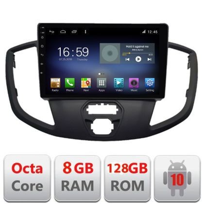 Navigatie Ford Transit V363 2015-2021 Android radio gps internet Octa Core 8+128 LTE Kit-custom+EDT-E609 CarStore Technology
