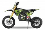 Cumpara ieftin Motocicleta Electrica Copii Eco Tiger 1000W 36V Verde, 6-12 Ani, Garantie 2 Ani, Off Road, Enduro, Baterii 12V, Frane Disc, Amortizoare
