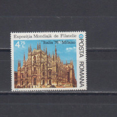 M1 TX3 9 - 1976 - Expozitia filatelica Italia 76 - Milano