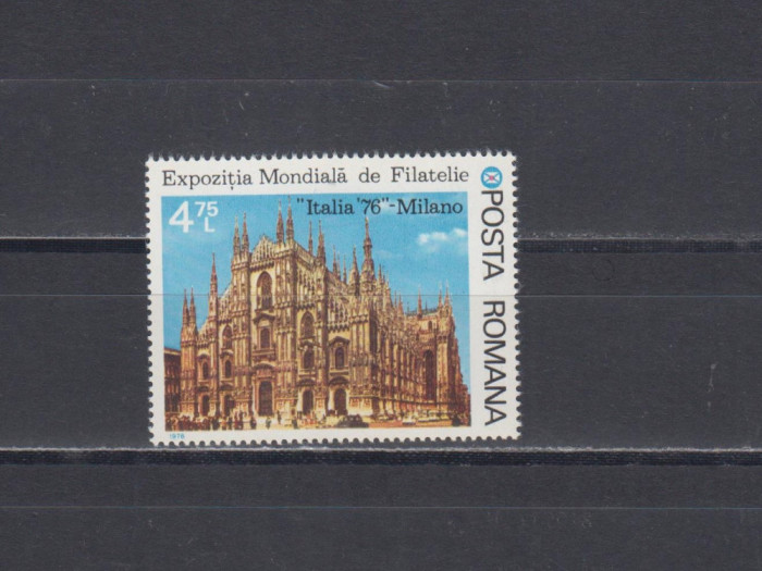 M1 TX3 9 - 1976 - Expozitia filatelica Italia 76 - Milano