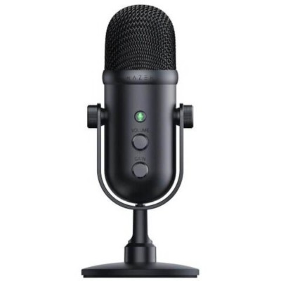 Microfon Gaming Razer Seiren V2 Pro, Microfon cardioid, Negru foto