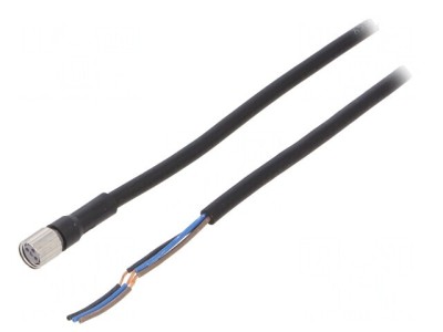 Cablu Conectare M8 3 Pin 2m XS3F-M8PVC3S2M foto