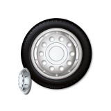 Cumpara ieftin Set Capace Roti 22.5 Camion Fata, Mega Drive