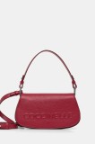 Coccinelle poseta de piele culoarea bordo, E5 QBB 52 01 01
