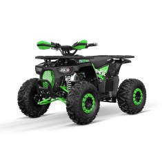 ATV electric pentru copii mari, ECO DustRider XXL 1000W 48V 20Ah cu diferential, roti 8 inch, verde