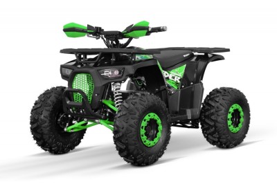 ATV electric pentru copii mari, ECO DustRider XXL 1000W 48V 20Ah cu diferential, roti 8 inch, verde foto