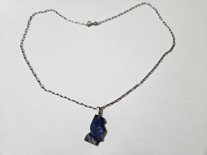 Lant si pandantiv argint lapis lazuli #1710